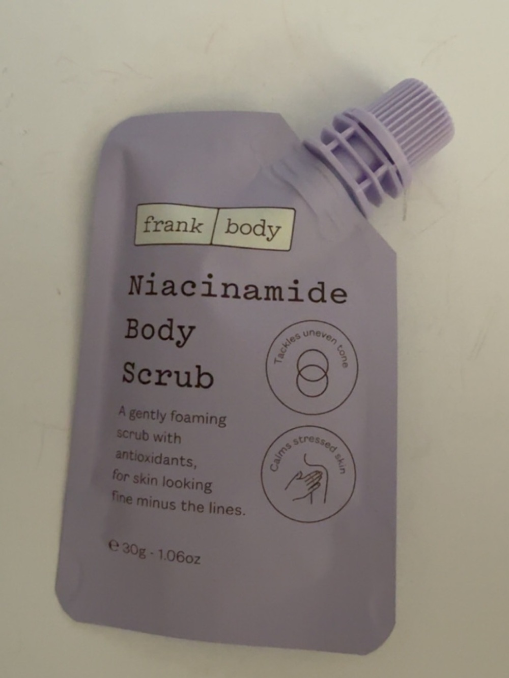 Frank body niacinamide body scrub 1.06 oz